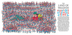 Alternative view 2 of Where's Waldo? Destination: Everywhere!: 12 classic scenes as you've never seen them before!