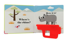 Alternative view 4 of Where's the Zebra?: (An Interactive, Sensory Lift-the-Flap Book with Felt Flaps and a Mirror for Babies & Toddlers. Friendly Zoo Animals Include a Rhino, Gorilla, & Flamingo.)