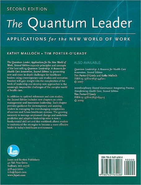 The Quantum Leader: Applications for the New World of Work / Edition 2