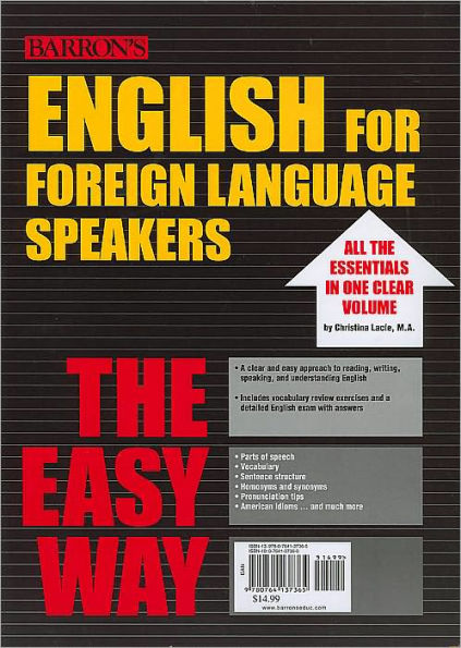 English for Foreign Language Speakers the Easy Way