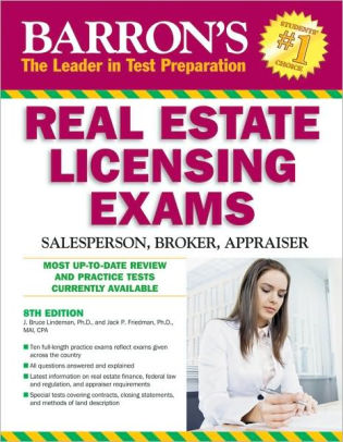 Barron S Real Estate Licensing Exams Salesperson Broker