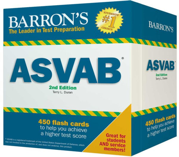 Barron's ASVAB Flash Cards, 2nd Edition