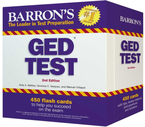 GED Test Flash Cards: 450 Flash Cards to Help You Achieve a Higher Score