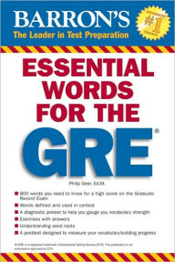 Title: Essential Words For The GRE, Author: Philip Geer