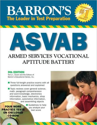 Barron S Asvab With Cd Rom By Terry L Duran Barron S