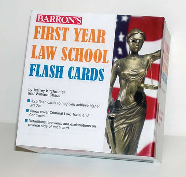 First Year Law School Flash Cards: 350 Cards with Questions & Answers