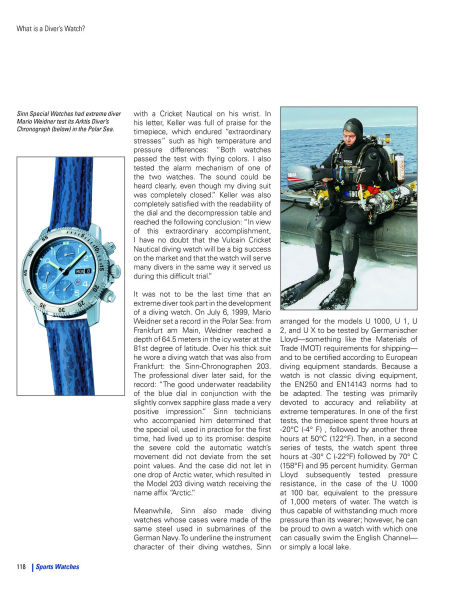 Sports Watches: Aviator Watches, Diving Watches, Chronographs