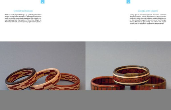 Turning Segmented Wooden Bangles on the Wood Lathe