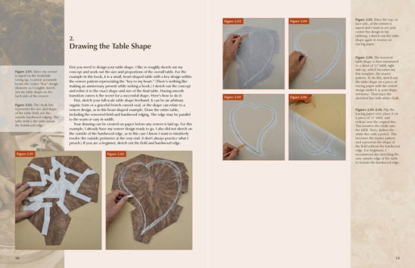 Hardwood Edging and Inlay for Curved Tables