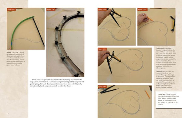 Hardwood Edging and Inlay for Curved Tables