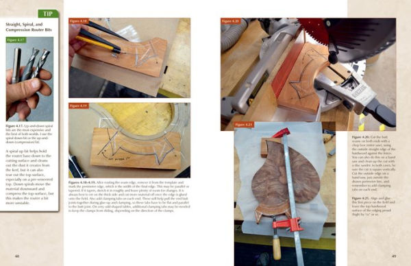 Hardwood Edging and Inlay for Curved Tables