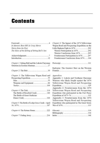 Sitting Bull, Crazy Horse, Gold and Guns: The 1874 Yellowstone Wagon Road and Prospecting Expedition and the Battle of Lodge Grass Creek