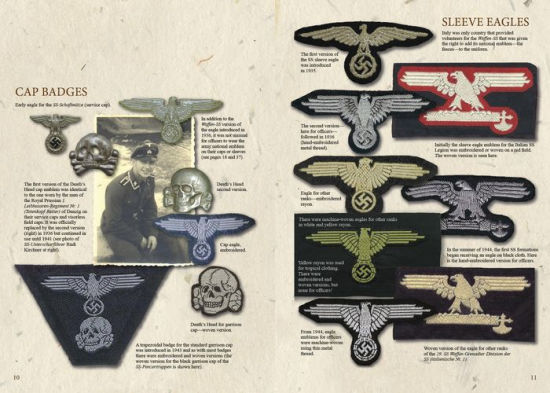 Insignia of the Waffen-SS: Cuff Titles, Collar Tabs, Shoulder Boards ...