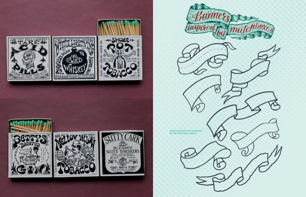 Tattoo Lettering & Banners: Classic and Modern Script Designs