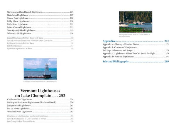 Lighthouses and Coastal Attractions of Northern New England: New Hampshire, Maine, and Vermont