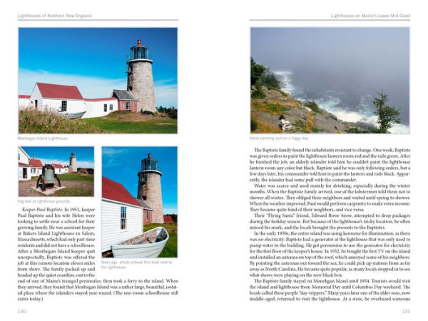 Lighthouses and Coastal Attractions of Northern New England: New Hampshire, Maine, and Vermont