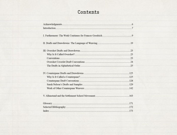 Frances L. Goodrich's Coverlet and Counterpane Drafts