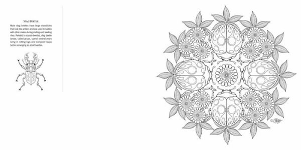 Garden Life: Nature Mandala Coloring Book