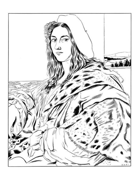 Stolen Beauty: A Coloring Book of Lost Art