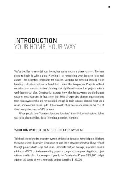Remodel Success: Home Remodeling Done Right, On Time, and Budget