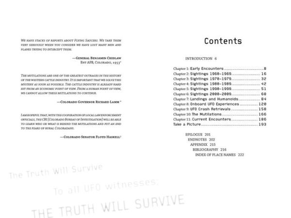 UFOs Over Colorado: A True History of Extraterrestrial Encounters the Centennial State