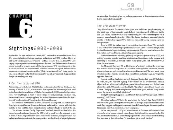 UFOs Over Colorado: A True History of Extraterrestrial Encounters the Centennial State
