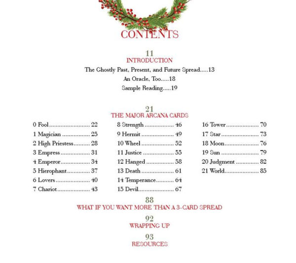 A Christmas Tarot: Ghosts of Past, Present, and Future