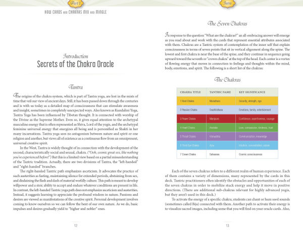 Sacred Mysteries: The Chakra Oracle (Oracle Kit Box Set with 49 Cards and Guide Book)