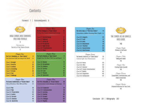 Sacred Mysteries: The Chakra Oracle (Oracle Kit Box Set with 49 Cards and Guide Book)