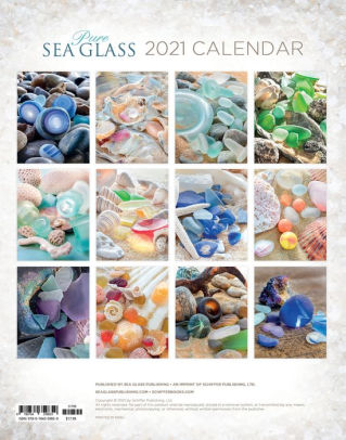 Pure Sea Glass 2021 Calendar by Nancy S. LaMotte, Calendar (Wall