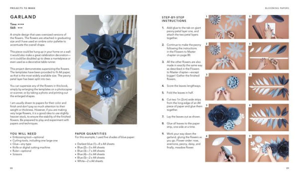 Blooming Paper: How to Handcraft Paper Flowers and Botanicals