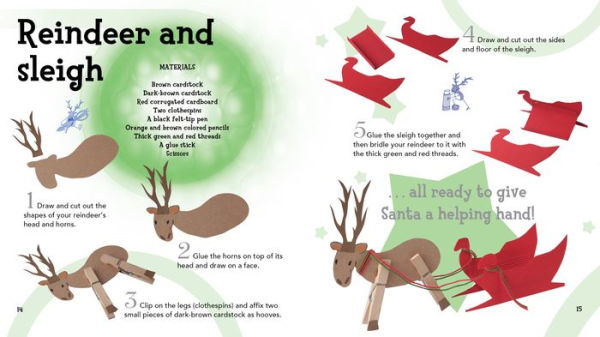Christmas: 5-Step Handicrafts for Kids