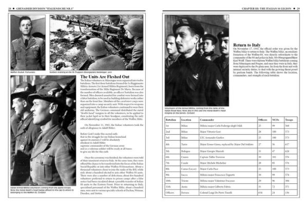 The 29th Waffen-SS Grenadier Division "Italienische Nr.1": And Italians in Other Units of the Waffen-SS: An Illustrated History