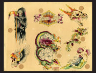 Alternative view 5 of Original Tattoo Flash of John W. Harden: Outlaw Ink Master