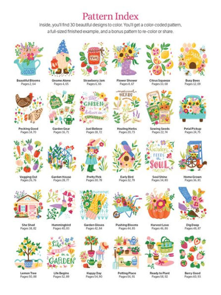 ColorMaps: Garden: Color-Coded Patterns Adult Coloring Book