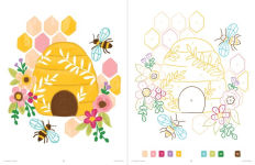 Alternative view 6 of ColorMaps: Garden: Color-Coded Patterns Adult Coloring Book