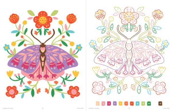 ColorMaps: Be Happy: Color-Coded Patterns Adult Coloring Book