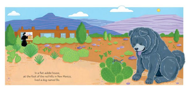 A Bone for Bo: Painting with Georgia O'Keeffe