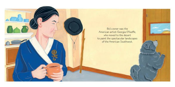 A Bone for Bo: Painting with Georgia O'Keeffe