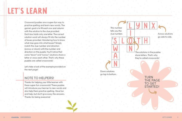KindKids Crosswords: A Super-Cute Book of Brain-Boosting Puzzles for Kids 6 & Up