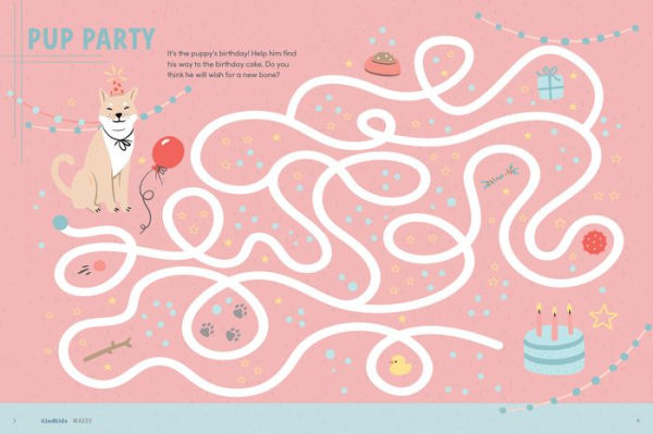 KindKids Fun Mazes: A Super-Cute Book of Brain-Boosting Puzzles for Kids 6 & Up