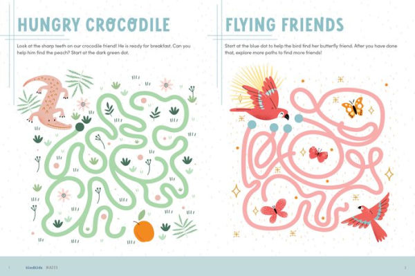 KindKids Fun Mazes: A Super-Cute Book of Brain-Boosting Puzzles for Kids 6 & Up