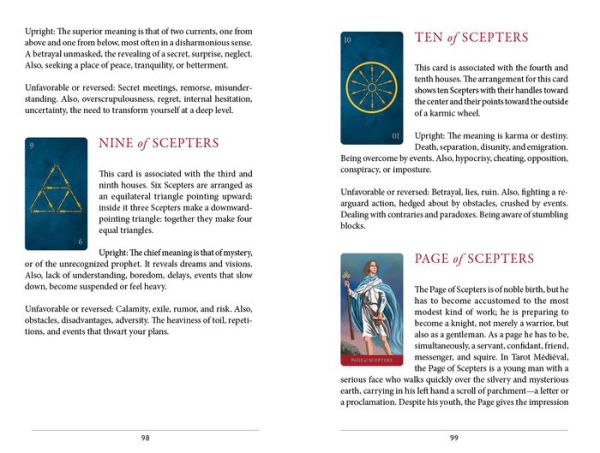 Tarot Médiéval: The Mysteries of the Initiate's Path (Tarot Kit Box Set with 78 Cards and Guide Book)