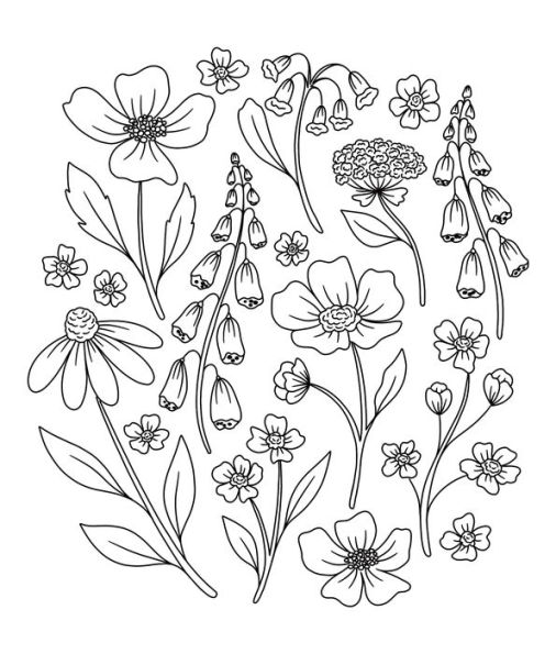 On the Bright Side Coloring Book: Floral Patterns to Help You Relax, Unwind, and Focus on the Good