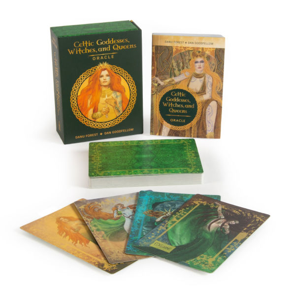 Celtic Goddesses, Witches, and Queens Oracle: (Oracle Kit Box Set with 40 Cards and Guide Book)