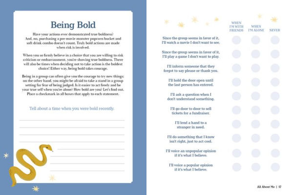 Secret Diary Society All About Me: A Bold & Brave Question & Answer Book for Self-Discovery - Write Your Own Story (B&N Exclusive Edition)