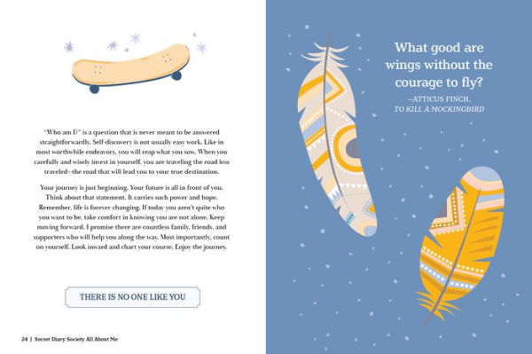Secret Diary Society All About Me: A Bold & Brave Question & Answer Book for Self-Discovery - Write Your Own Story (B&N Exclusive Edition)