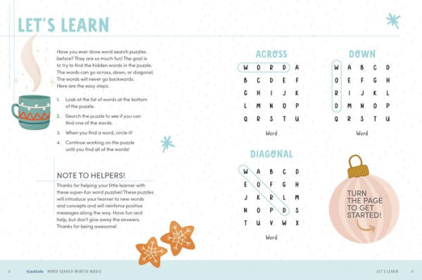 KindKids Word Search Winter Magic: A Super-Cute Book of Brain-Boosting Puzzles for Kids 6 & Up