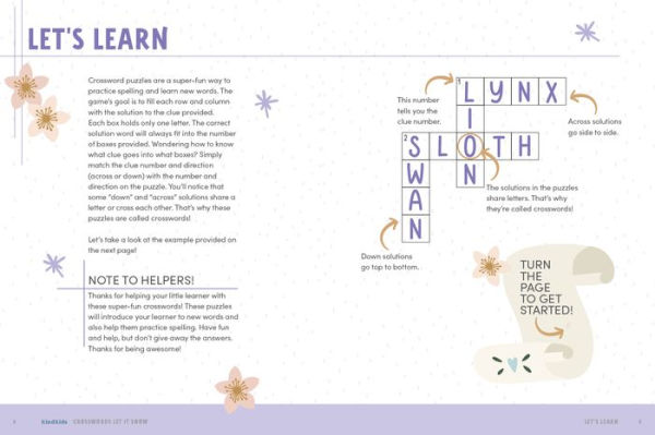 KindKids Crosswords Let It Snow: A Super-Cute Book of Brain-Boosting Puzzles for Kids 6 & Up