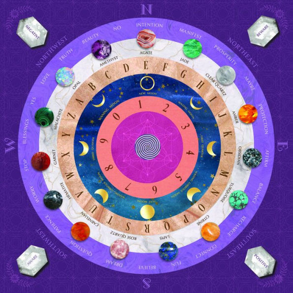 The Crystal Spirit Talking Board and Guidebook: A Spiritual Power Tool for Light Workers (Divining Box Set with Mandala-Adorned Board, Planchette, and Guidebook)